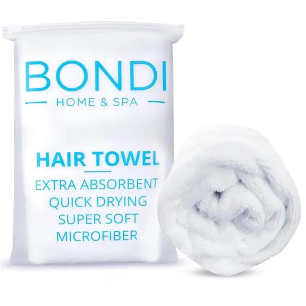 SPA Microfiber Hair Towel – Dries Hair 50% Faster – Anti-Frizz – Highly